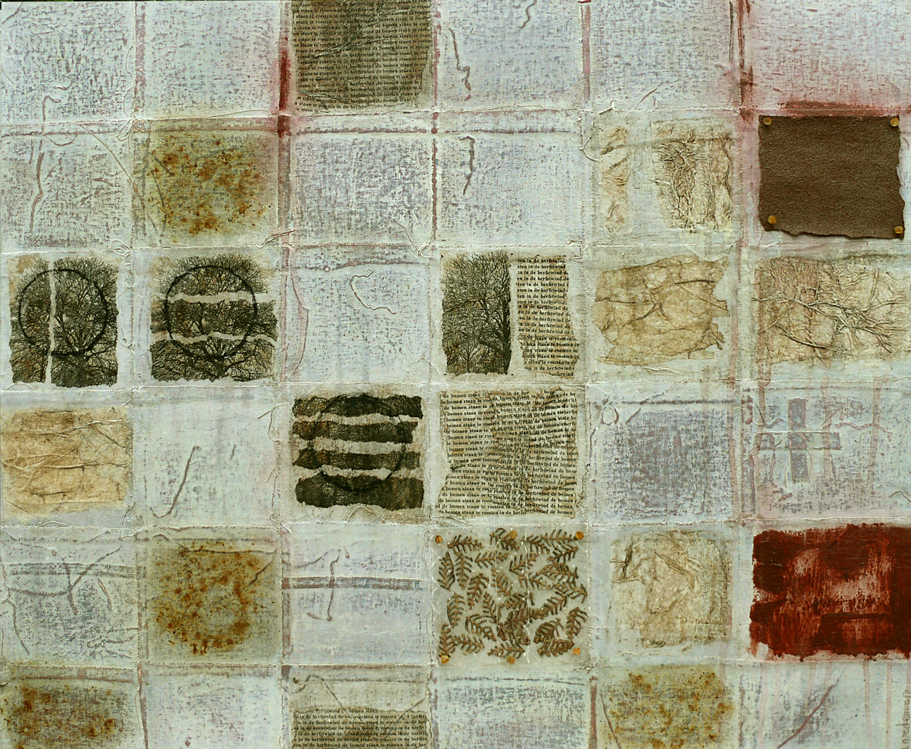 171- de bomen staan te roesten- 60x70 cm - € 210