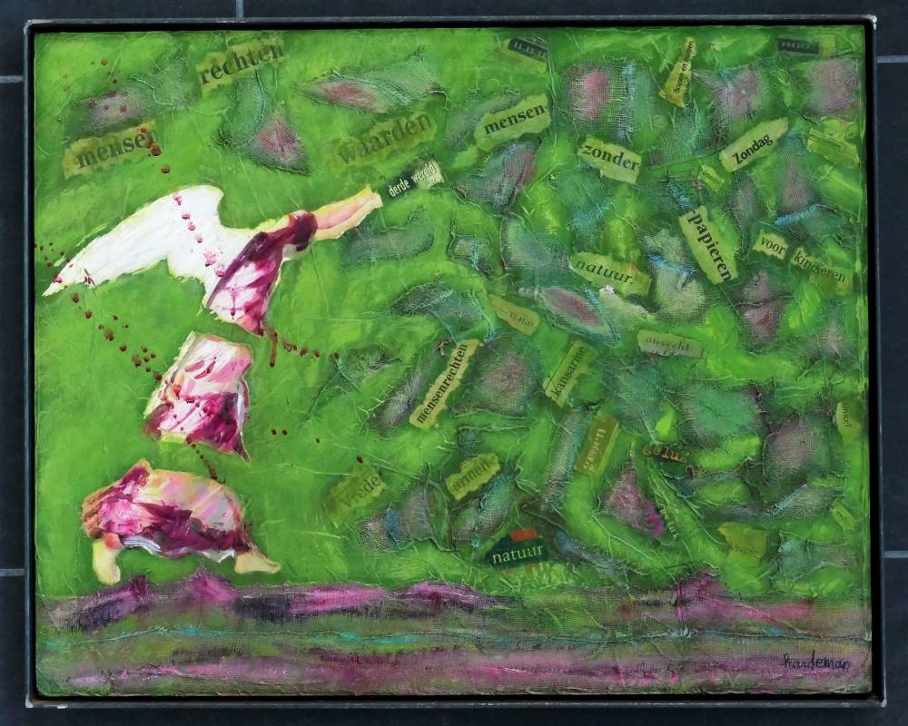 291 - engelengeduld - 51x41cm - € 220